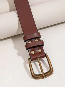 1 PCThis Stylish, Casual, Retro-Style Women's Buckle Belt Is Perfect For Pairing With Trousers, Suitable For Everyday Wear, And Also A Perfect Holiday Gift Choice, Especially For Valentine's Day. - Multicolor - View 5