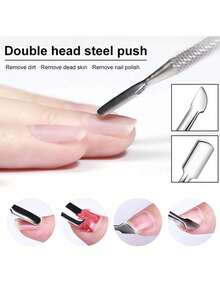 美甲套装：UV/LED美甲灯、指甲抛光机、抛光头、指甲刷、双头角质层推、抛光块、美甲工具套装，适合初学者和家庭美甲沙龙使用。女士美甲礼品套装 - 彩色 - 查看 5