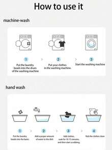 100粒/50粒/30粒/5粒装 五合一洗衣凝珠,柔顺、增亮、除臭,浓缩型洗衣液和柔顺剂,深层清洁不留残留,持久留香,居家必备 - 彩色 - 查看 12