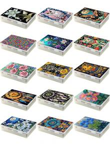 1PC Diamond Painting Storage Box, Fun Pattern - Open Lid Design, Suitable For Diamond Art, Crafts, Home, Office - Perfect Gift For Pet Lovers, DIY Enthusiasts, Birthday, Anniversary - Decorative And Practical Storage Box With Secure Closing System - Multicolor - View 1
