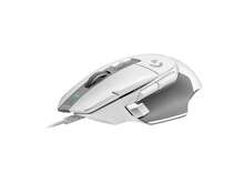 Logitech G502 X Wired Gaming Mouse - LIGHTFORCE Hybrid Optical-Mechanical Primary Switches, HERO 25K Gaming Sensor, Compatible With PC - MacOS/Windows - White - White - View 1
