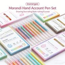 7pcs/Set Retractable Gel Pens, High Value Student Writing & Marking Pens, Quick-Drying Signature Pens - Multicolor - View 5