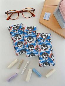 Estuche de almacenamiento para gafas con diseño divertido, estuche de transporte de moda para gafas y gafas - Multicolor - Ver 3