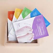 5片装保湿足膜 - 薰衣草/蜂蜜/视黄醇/椰子/乳木果油，每对40克，有助于缓解足部干燥、皲裂、脱皮，并减少关节皱纹，男女皆宜，适合手部松弛人士使用。 - 多色-5pcs - 查看 3