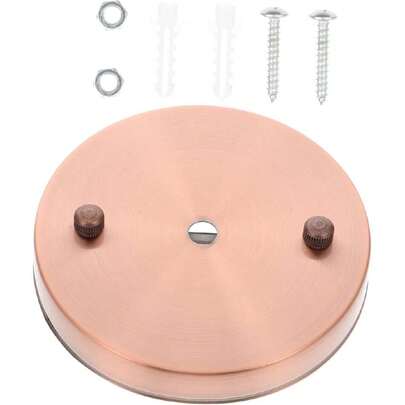 Placa Cubierta Para Luz De Techo Base Retro Para Lámparas Colgantes y Candelabros Fácil Instalación Decoración Funcional Para Cocina y Recámara,40072216