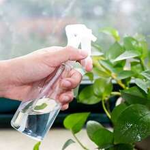 1pc 200ml Transparent Spray Bottle, Fine Mist Reusable Plastic Sprayer For Cleaning Solutions, Hair Care Products, Essential Oils, Plant Watering, Compact Design, Lightweight, Leak-Proof, Durable Plastic, Gardening Tool, For Plant Enthusiasts - Clear - View 5