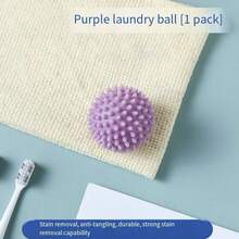 Set Of 10 Reusable Laundry Balls - Removes Hair, Softens Fabrics, Prevents Tangling, Reduces Wrinkles, No Electricity Needed, Laundry Additions, Extra-Large Dryer Balls, Washing Machine Balls, Dryer Balls, Dryer Sheets, Anti- Laundry Ball - Multicolor - View 12