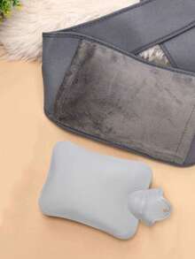 一套灰色热水袋及收纳袋，简约设计，是送给妈妈、爸爸、男士、朋友、老师的理想冬季礼物。毛绒热水袋可拆卸清洗。（请注意，由于批次差异，皮带颜色可能略有不同，内衬条纹和出风口也可能存在差异。由此造成的不便，敬请谅解。） - 彩色 - 查看 5