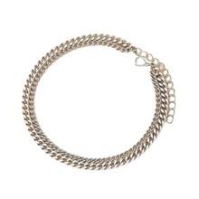 Layered Anklet Set For Women: Cuban + Curb Chain Ankle Bracelets (2pcs)