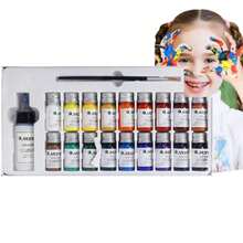 CYPNLMKB Pintura Textil 12 Colores/Juego Apto para Niños y Adultos Para Artes En Ropa Zapatos Y Lienzos 12 Colores/JuegoFashion - 18 Colores/Juego - Ver 1