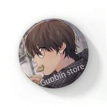 卡通迷失云端BL动漫徽章胸针卡通斯凯勒·西鲁斯艺术胸针背包装饰配件学生文具 - 58 mm - 查看 26