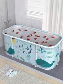 1. 便携式折叠浴缸，高效保温，包含坐垫、排水管、靠背，适用于冷热水疗法、桑拿浴和冰浴，可全身浸泡。这款便携式耐用折叠水疗浴缸采用加厚设计，节省空间，易于存放，适合家庭水疗和豪华浴室，是居家沐浴的理想之选。