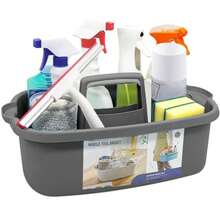 CYPNCesta Grande de Almacenamiento para Ducha Organizador de Suministros de Limpieza Con Asa Cesta de Almacenamiento de Plástico Organizador Portátil para Herramientas de Baño Recámara CocinaFashion - 219749883 - Ver 2