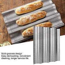 CYPNYosoo Health Gear Pan de Pan de Acero Al Carbono para Hornear 4 Ondas de de Boldes para Hornear Al Horno sin Estribo T Te Toast Toast Coking Bakers Moldado para cuatro ranurasFashion - 227378435 - Ver 5
