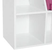 HOMCOM Bookcases - Blanco y Rosa - 查看 8