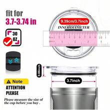 Splash Proof Tumbler Lids, Compatible With, Trail, Old Style Rtic, And More, Not Fit New RTICNot Magnetic - Black 30oz 2Pcs - 30 OZ + Loại D - Xem 4