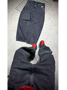 Dazzling Original Sportlife Baggy Black Marble-Washed Jeans - màu đen - Xem 8