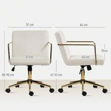 Home Office Chairs - 白色 - 查看 2