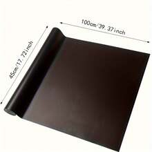 1卷可重复使用的自粘黑板墙贴，哑光乙烯基材质，适用于家居、办公室、教室装饰，易于粘贴，耐用的干擦表面，非常适合留言、艺术创作，适用于办公室、学校和家庭。 - 彩色 - 查看 3