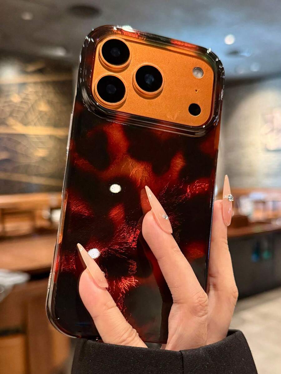 Ốp lưng điện thoại họa tiết da báo sang trọng, tương thích với iPhone 17 Pro Max, 17 Pro, 17 Air, 17, 16, 15, 14 Plus, 13, 12 Pro Max, 11, ốp lưng chống sốc thời trang.