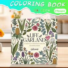 GDTME Libro da colorare audace e semplice per adulti e adolescenti, regalo perfetto per Pasqua, Ramadan, Festa della Mamma, Festa del Papà, festival musicali, stagione dei matrimoni e compleanni. Adorabili disegni aiutano a ridurre lo stress, ottimo per amici che amano colorare e atmosfera di ritorno a scuola (Colorare in Comfort) - Rilassati e distenditi - Visualizzare 21