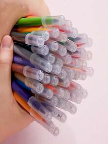 Canetas Marcadoras Laváveis Em 12/18/24 Cores Para Desenho, Marcação, Coloração E Esboço Em Madeira, Vidro, Cerâmica, Papelão, Papel, E Diversas Superfícies. - Multicolorido - Ver 6