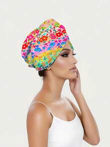 半件套波西米亚风碎花沙滩裙，甜美少女风，含浴巾和SPA浴巾。连衣裙为抹胸款式，浴巾为柔软的浴袍式。连衣裙正面饰有3D波西米亚风图案，整体色调粉嫩吸睛。浴巾和吹风帽套装——一条可爱的粉色超细纤维浴巾，配有可调节肩带，速干，适合SPA、宿舍、海滩等各种场合，是送给她的绝佳礼物。 - 彩色 - 查看 14