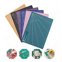 1pc Random Color Durable A3/A4/A5 Multi-Purpose Cutting Mat, DIY Handicraft Carving Board For Paper, High Elasticity & Toughness - Multicolor - View 13