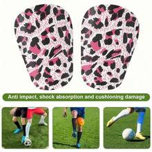 超轻足球护腿板 - 耐用舒适男女通用护膝 - 适用于足球、篮球和瑜伽训练。四季皆宜的耐用运动服饰配件 - 2025新款加厚结实迷你足球装备。 - 彩色 - 查看 1