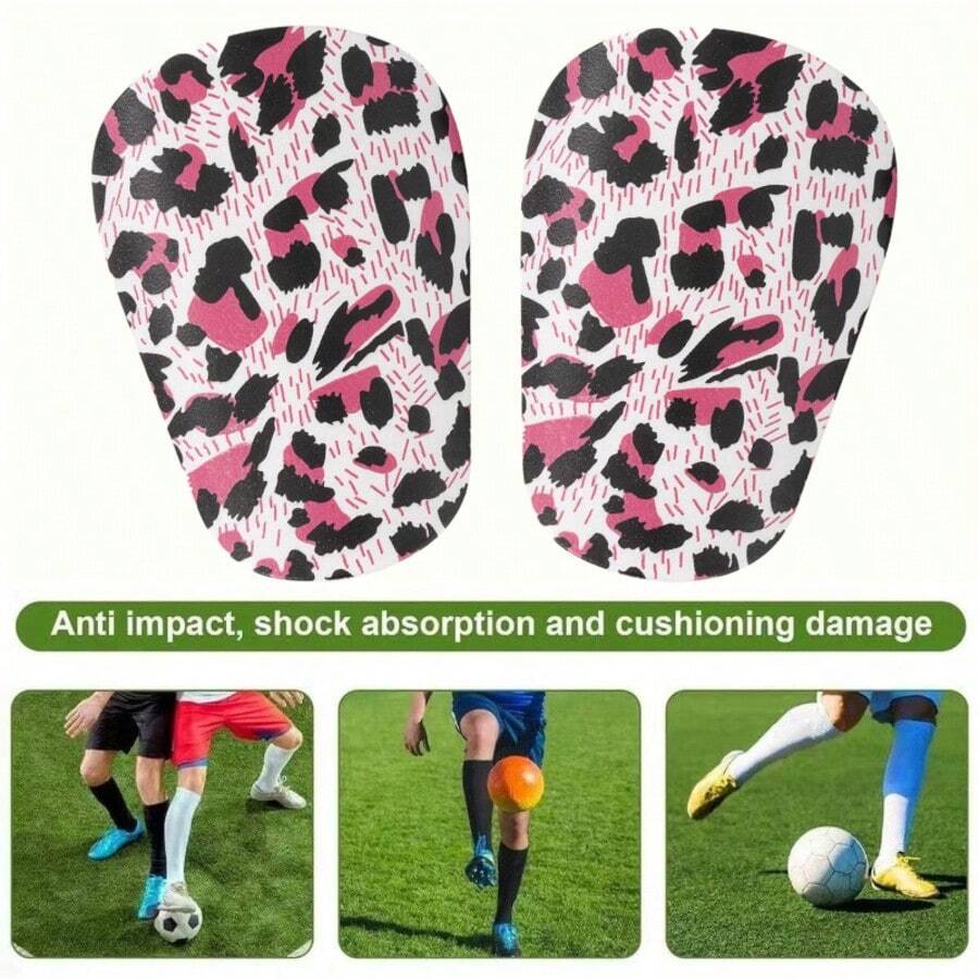 超轻足球护腿板 - 耐用舒适男女通用护膝 - 适用于足球、篮球和瑜伽训练。四季皆宜的耐用运动服饰配件 - 2025新款加厚结实迷你足球装备。 - 彩色 - 查看 1