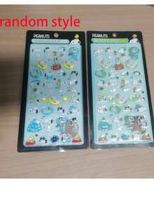 1pc Snoopy Adventure Relief Stickers Party Gift Children's Stickers Cute Children's Toys Christmas Stocking Fillers,New Year's Gift, Valentine's Day Gift, Random Style - Multicolor - View 8
