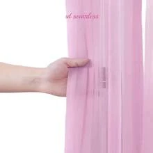 2片装白色薄纱背景幕布,2026新年装饰横幅,白色婚礼拱门面纱幕布,婚礼派对背景布,新娘送礼会生日派对装饰,婚礼用品,婚礼装饰网纱,婚礼回礼,情人节装饰,舞台装饰网纱,返校季和情人节 - 粉色 - 查看 5