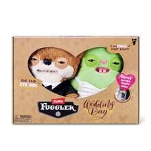 Spin Master Fuggler Wedding Fuggs 9-Inch Plush 2 Packs Set, Funny Ugly Monster Stuffed Animals With Human-Like Teeth & Tooth Ring, Collectible Plush For Valentine's Day Gifts - Wedding - View 2