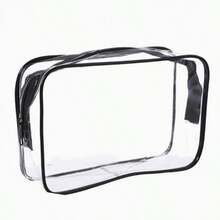 Large Transparent Makeup Bag, Toiletry Bag, Building Block Storage Bag, Waterproof Transparent Handbag, Travel Supplies, Dorm Supplies, Back To School Supplies, Holiday Supplies, Women's Toiletry Bag