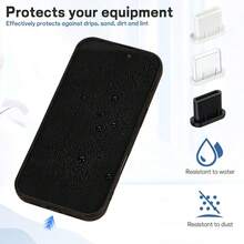 10pcs USB Dust Plug, Silicone Charging Port Protector, USB-C Plug Cover, Waterproof T-Type Charging Port Protector, Compatible With IPhone 15, Galaxy S21/S20/S22 Plus Ultra, Mate 30 And All Type-C Smartphones And Tablets