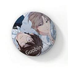 卡通迷失云端BL动漫徽章胸针卡通斯凯勒·西鲁斯艺术胸针背包装饰配件学生文具 - 58 mm - 查看 40