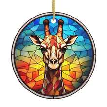 Glass Giraffe Ceramic Christmas Hanging Ornament For Xmas Tree Wedding Holiday Party Home Decor - GlassGiraffe - View 1