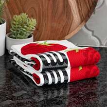 CYPNT-Fal Textiles Juego de Toallas de Cocina de algodón Tela con impresión de Doble Cara Paquete de 2 16 x 26 Pulgadas impresión de TenedorFashion - 227437719 - Ver 7