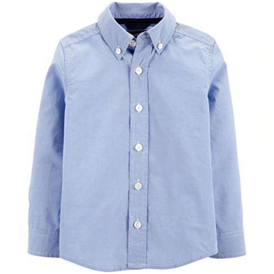 CYPNOshKosh B'Gosh Long Sleeve Uniform Buttonfront Camisa de botonesNiñosFashion - 226429790 - Ver 1