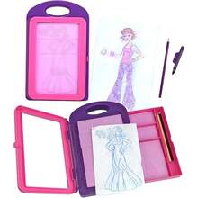 CYPNMelissa and Doug Kit de Actividades de Diseño de Moda 9 Placas para Frotar de Doble Cara 4 Lápices 16 Piezas Artes y ManualidadesFashion - 223233553 - Ver 5