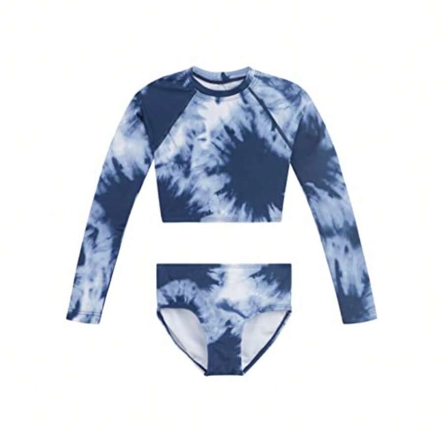 CYPNKanu Surf Conjunto de natación de Dos Piezas de Manga Larga con protección UPF 50+ Juego de protección de Sarpullido para MujerFashion - 227568857 - Ver 1