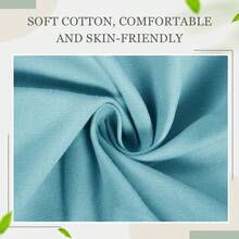 2 Fundas Rellenas para Puf de Almacenamiento para Nios Adultos Cubierta Rellena de Puff Grande con Cremallera sin Relleno Funda de Puff Fiaca para Organizar Juguetes Verde y Morado - VerdeyPrpuraPequeo - Ver 3