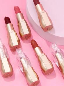 USHAS Matte Lipstick, 11 Colors Available, Nude Velvet Texture Lipstick, Long-Lasting Waterproof, Easy To Apply, Non-Stick, Great For Valentine's Day Gift, Suitable For Daily Makeup - #03 - View 8