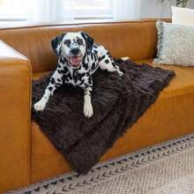 PZW-Best Friends By Sheri Calming Shag Dog Blanket Ultra Soft Faux Fur Pet Throw Anxiety-Relief Lightweight Warm Bed Cover For Dogs And Cats Machine Washable Dark Brown 30" X 40"0875 - Nâu sẫm - Xem 7