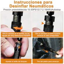 CYPNKit de Aire Ajustable para Neumáticos de Parada Automática 4 Piezas de Válvula de Desinflador de Veumáticos con Bolsa de Almacenamiento Accesorios Ajustable para  Coche Camión ATVFashion - 213471723 - Ver 6