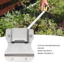 CYPNSoporte de Cinta Métrica de Metal Clip de Cinta Métrica de Perfil bajo Funda de Gancho Simple para Taladro Inalámbrico Controlador de Impacto Cualquier HerramientaFashion - 219851916 - Ver 6