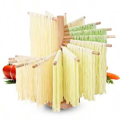 Pasta Drying Rack Homemade Fresh Spaghetti Stand Dryer Noodle Hanr For Kitchen With 16 Arms Quickly Set Up For Drying Pasta And Cooking Special Design For Lar Stora