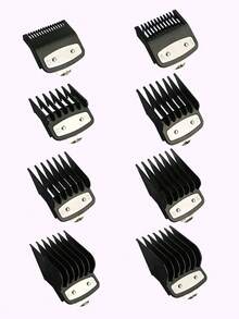 一套8件装理发器梳子套装，包含替换限位梳，适用于8148/8504型理发器 - 彩色 - 查看 13