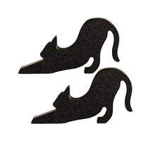 1个可爱黑猫门挡 - 采用耐用的哑光塑料制成，抗冲击，设计成可爱的猫咪坐姿。它既是安装在门下的家居安全防护装置，也适合作为节日装饰品。 - 彩色 - 查看 13