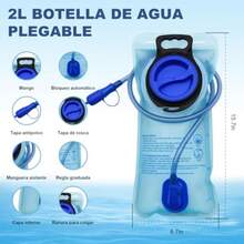 CYPN2PCS Bolsa de Hidratacion 2L Botella de Agua Plegable para Senderismo Camping Ciclismo y CorrerFashion - 224193713 - Ver 3